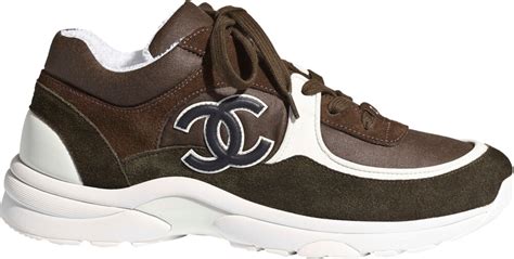 brown chanel sneakers.